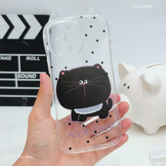 Ốp IP 13 Pro Max dẻo tai mèo Nice Cat