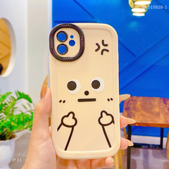 Ốp IP 11 6.1 dẻo hình vui nhộn viền happy