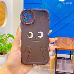 Ốp IP 11 6.1 dẻo hình vui nhộn viền happy