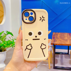 Ốp IP 13/14 dẻo hình vui nhộn viền happy