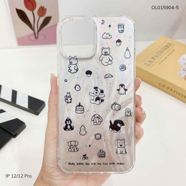 Ốp IP 12 Pro vân ánh sóng nhiều hình
