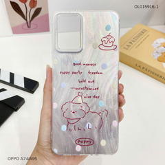 Ốp Oppo A74/A95 vân ánh sóng nhiều hình