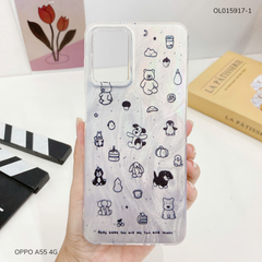 Ốp Oppo A55 4G vân ánh sóng nhiều hình