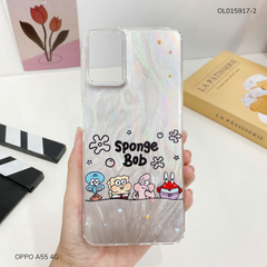 Ốp Oppo A55 4G vân ánh sóng nhiều hình