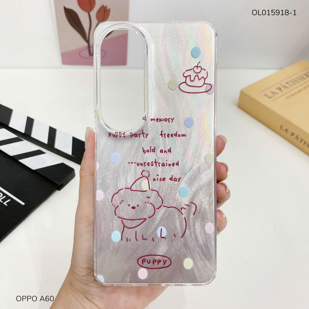 Ốp Oppo A60 vân ánh sóng nhiều hình