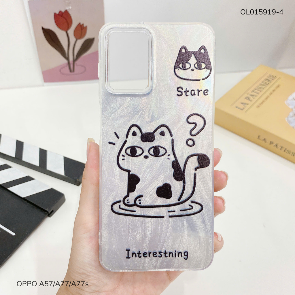 Ốp Oppo A57/A77/A77s vân ánh sóng nhiều hình