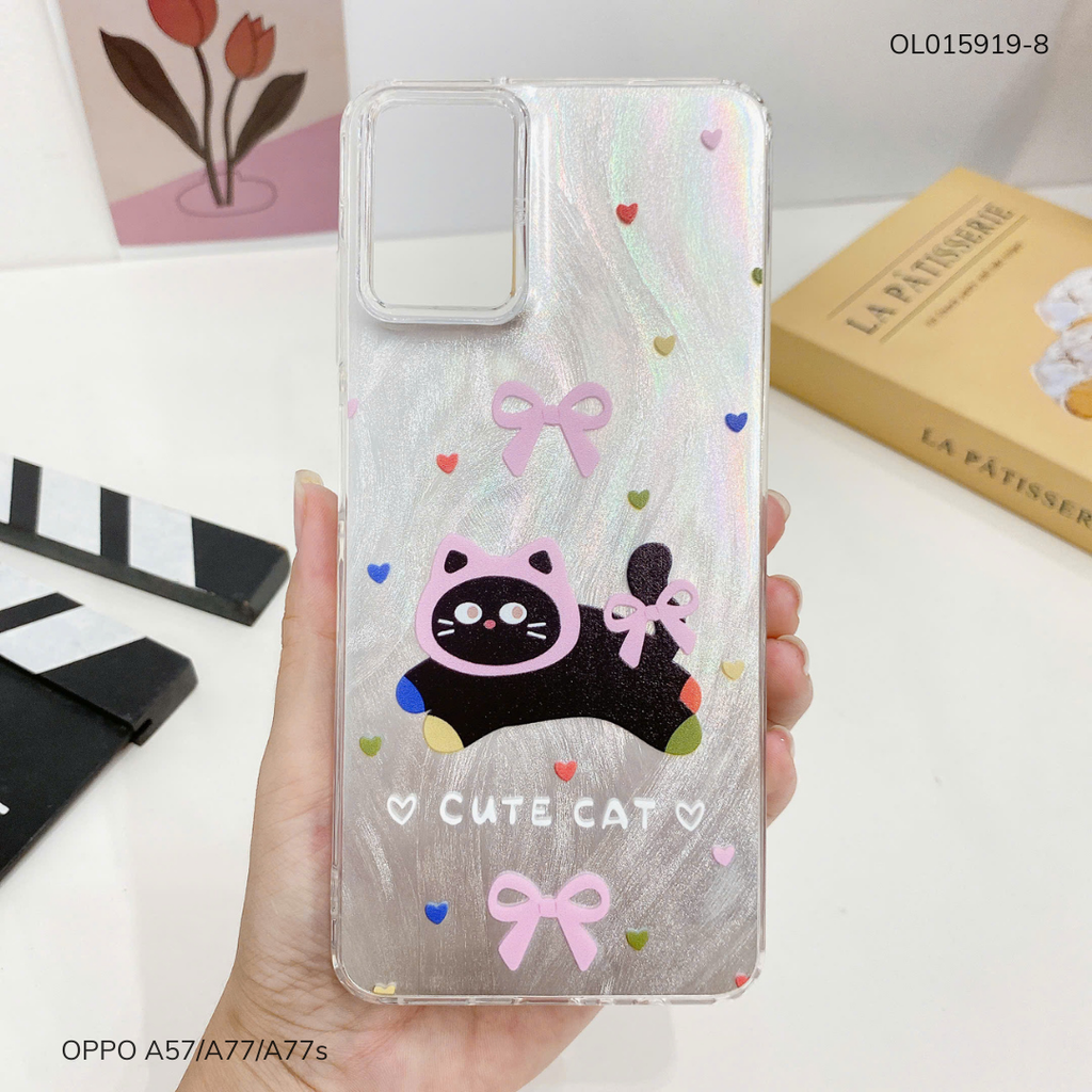 Ốp Oppo A57/A77/A77s vân ánh sóng nhiều hình