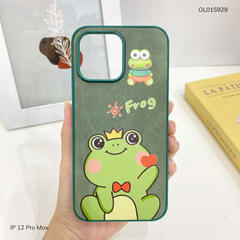Ốp IP 12 Pro Max vân giả da nhiều hình