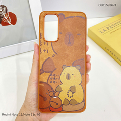 Ốp Xiaomi Redmi Note 11/Note 11s 4G vân giả da nhiều hình