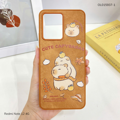 Ốp Xiaomi Redmi Note 12 4G vân giả da nhiều hình