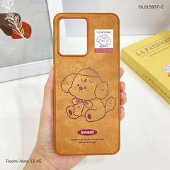 Ốp Xiaomi Redmi Note 12 4G vân giả da nhiều hình