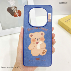 Ốp Xiaomi Redmi Note 14 Pro 4G vân giả da nhiều hình