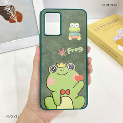 Ốp Vivo Y21 vân giả da nhiều hình