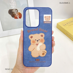 Ốp Reno 13 vân giả da nhiều hình