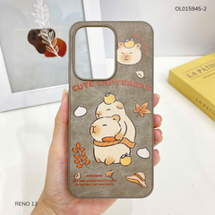 Ốp Reno 13 vân giả da nhiều hình