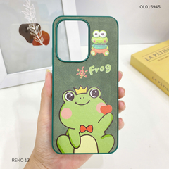 Ốp Reno 13 vân giả da nhiều hình