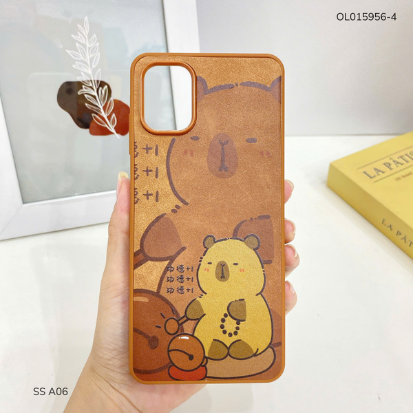 Ốp SS A06 5G vân giả da nhiều hình