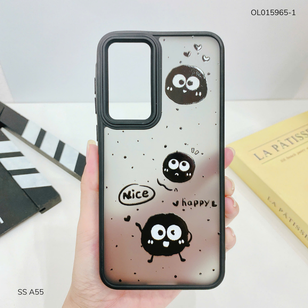 Ốp SS A55 lưng nhám đen