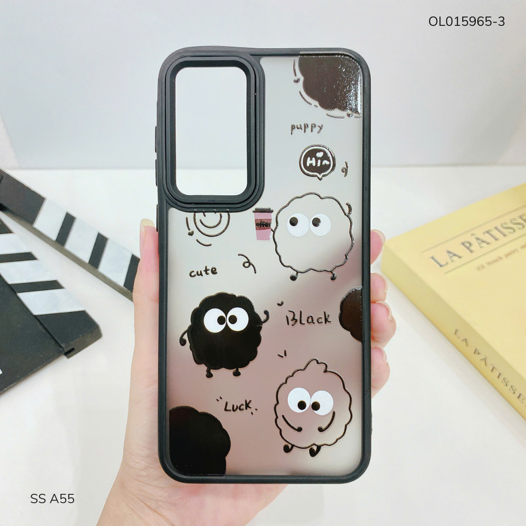 Ốp SS A55 lưng nhám đen
