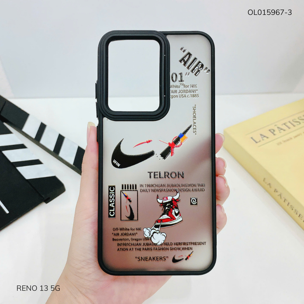 Ốp Reno 13 5G lưng nhám đen