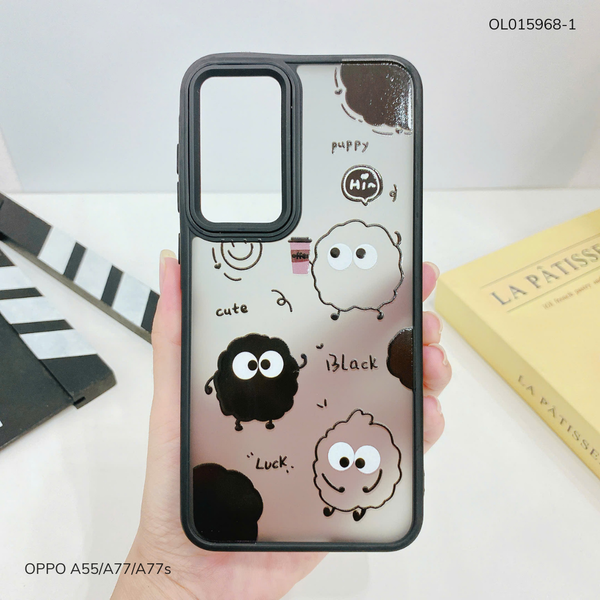 Ốp Oppo A57/A77/A77s lưng nhám đen