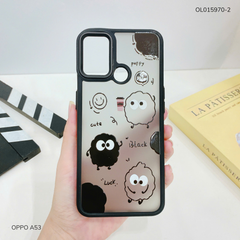 Ốp Oppo A53 lưng nhám đen