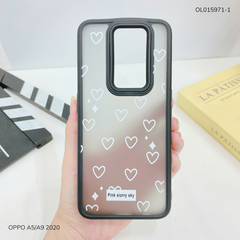 Ốp Oppo A5 2020/A9 2020 lưng nhám đen