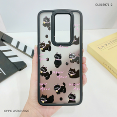 Ốp Oppo A5 2020/A9 2020 lưng nhám đen