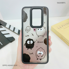 Ốp Oppo A5 2020/A9 2020 lưng nhám đen