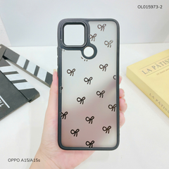 Ốp Oppo A15/A15s lưng nhám đen