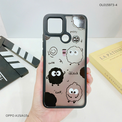 Ốp Oppo A15/A15s lưng nhám đen