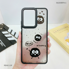 Ốp Reno 13F lưng nhám đen