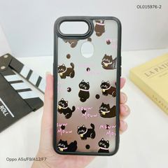 Ốp Oppo A5s/F9/A12/F7 lưng nhám đen