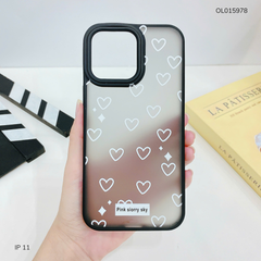 Ốp IP 11 6.1 lưng nhám đen