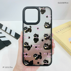 Ốp IP 12/12 Pro lưng nhám đen