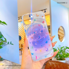Ốp IP 12 Pro Max/13 Pro Max vân sóng tròn viền trong
