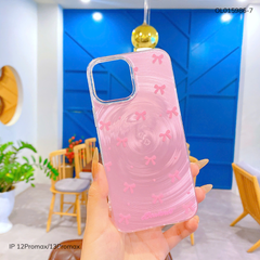 Ốp IP 12 Pro Max/13 Pro Max vân sóng tròn viền trong