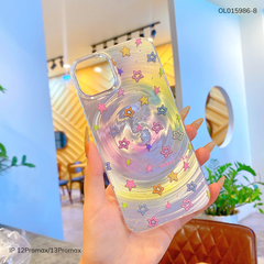 Ốp IP 12 Pro Max/13 Pro Max vân sóng tròn viền trong