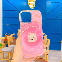 Ốp IP 15 Pro Max vân sóng tròn viền trong