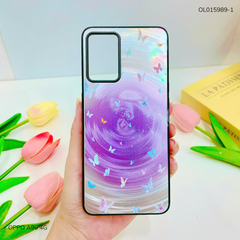 Ốp Oppo A96 4G vân sóng tròn viền đen