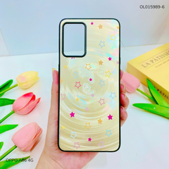 Ốp Oppo A96 4G vân sóng tròn viền đen