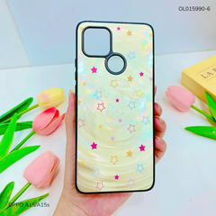 Ốp Oppo A15/A15s vân sóng tròn viền đen