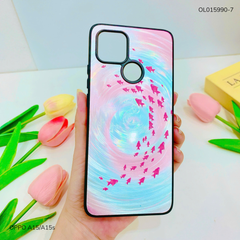 Ốp Oppo A15/A15s vân sóng tròn viền đen