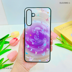 Ốp SS A16 5G vân sóng tròn viền đen