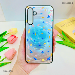 Ốp SS A16 5G vân sóng tròn viền đen