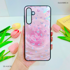 Ốp SS A16 5G vân sóng tròn viền đen