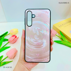 Ốp SS A16 5G vân sóng tròn viền đen