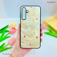 Ốp SS A16 5G vân sóng tròn viền đen