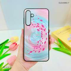 Ốp SS A16 5G vân sóng tròn viền đen