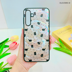 Ốp SS A16 5G vân sóng tròn viền đen